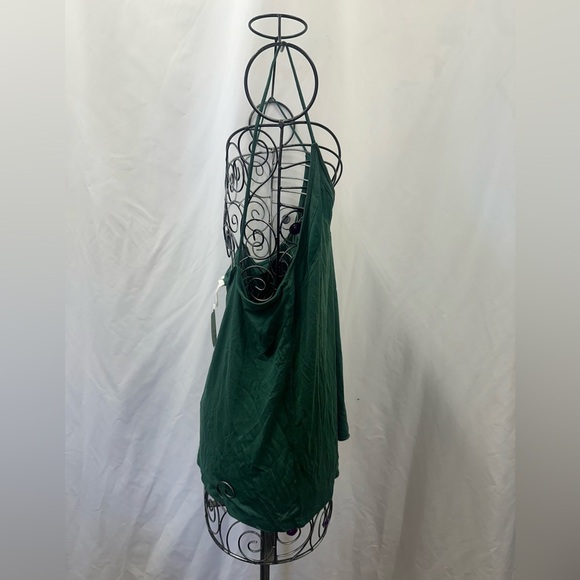 NWT H&M green spaghetti strap tank top size L - Picture 2 of 7